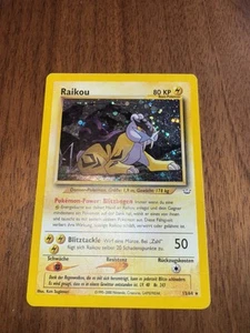Raikou 13/64 Neo Revelation ~ Edizione Illimitata Holo ~ Pokemon Vintage - Foto 1 di 11