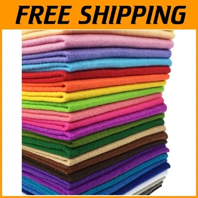 28pc Assorted Color Felt Pack - 60x60cm - Image 1 of 4