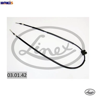 CABLE PULL PARKING BRAKE 03.01.42 FOR AUDI A8/S8 AKE/AFB/AKN 2.5L AQD/ALG 2.8L - Image 1 of 4