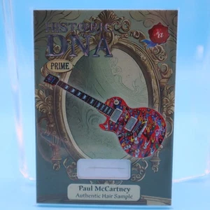PAUL MCCARTNEY 2024 Historic Autographs Prime DNA hair sample card BEETLES 17/24 - Picture 1 of 2