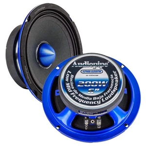 Par de Altavoces Bala Azul Bajo Medio 6" 100W 4 Ohm Audiopipe - Imagen 1 de 3