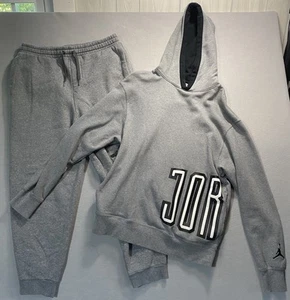 Pantalones deportivos y sudadera con capucha Nike Air Jordan Classic Jumpman polar talla M DA6803-091 gris - Imagen 1 de 16
