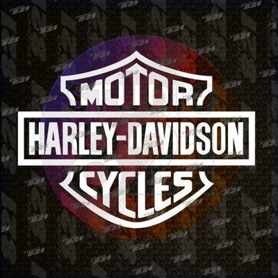 MY STORE Harley Shield Bar Vinyl Sticker Decal - Davidson Car Truck Bike Shield