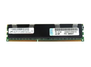 IBM 43X5047 4Gb PC3-10600 2RX4 DDR3-1333 Rdimm Server Memory zj - Picture 1 of 2