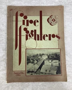 Vtg Zanesville Ohio 1944 International Association of Firefighters Yearbook - Foto 1 di 11