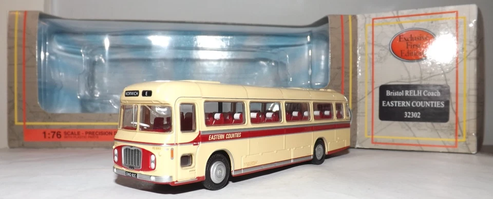 EFE 32302 EASTERN COUNTIES BRISTOL RELH COACH 1:76 4MM SCALE - Image 1 of 2