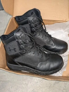 Under Armour 1276375-001 Stellar High Top Safety Toe Tactical Boots. Men's US 10 - Picture 1 of 3