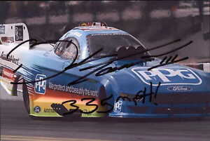 Bob Tosca Signed 4x6 Photo NHRA Drag Racing Legend Funny Car Autograph Auto