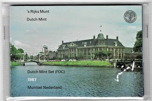 Netherlands mint sets 1987 (with medal) KM# SS21 - Picture 1 of 3