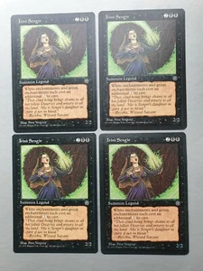 Irini Sengir x4 PLAYSET, MTG Homelands (1995) Uncommon Black Creature NM - Picture 1 of 2