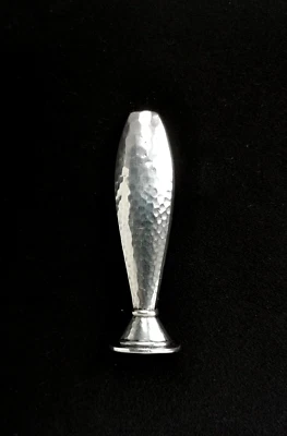 tolle alte 830 Silber Art Deco Petschaft - Siegel Stempel - Hammerschlag Dekor - Bild 1 von 4