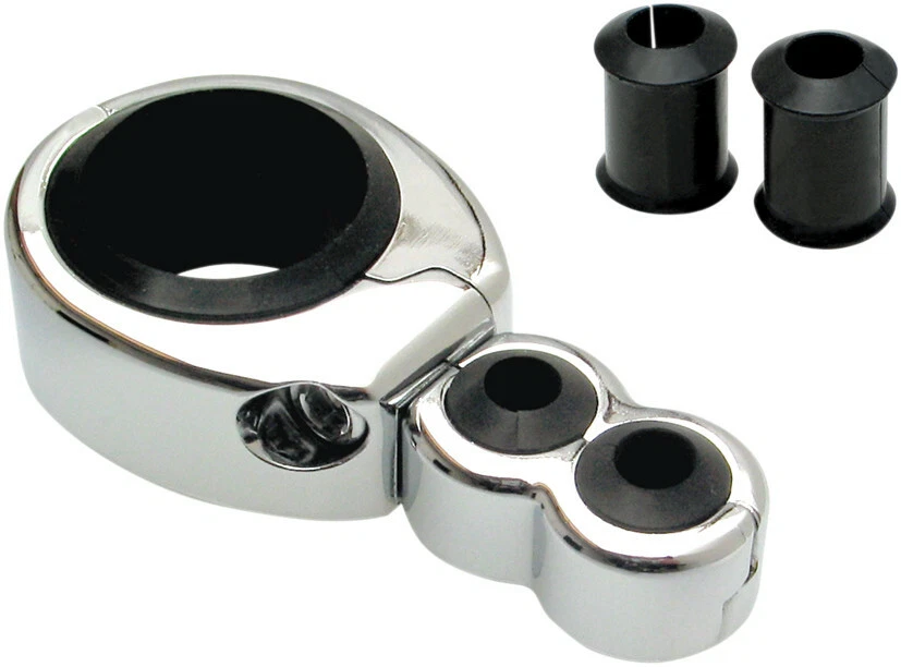 Abrazadera de cable MOTION PRO doble 1-1/8" diámetro de montaje cromo 11-0044 Foto 1 de 1