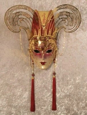 Originale Venezianische Maske IDRA Tragbar Unisex Für Die Wand - Bild 1 von 4