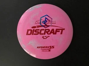 Discraft Swirly Overstamp AvengerSS Paul McBeth 5x Distance Driver - Picture 1 of 2