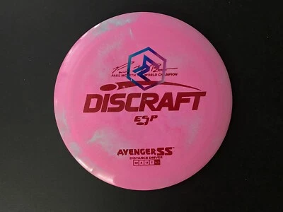 Discraft Swirly Overstamp AvengerSS Paul McBeth 5x Distance Driver - Image 1 of 2