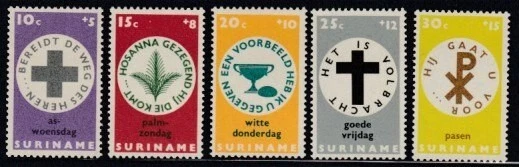 SURINAME Easter 1968 MNH set - Image 1 of 1
