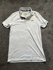 Hollister Poloshirt Herren, Größe M, weiß, Kragen, Sommer (40) - Bild 1 von 4