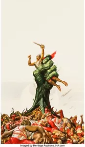 Josh Kirby (British, 1928-2001). Son of the Tree, paperback cover, 1964. Oil Pos - Picture 1 of 11