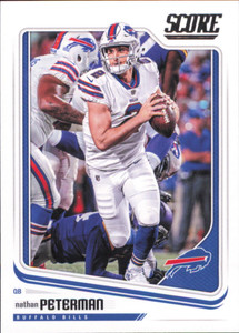 2018 Score #40 Nathan Peterman Buffalo Bills NFL Football Card NM-MT
