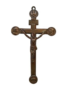 *HH* Ancient Crucifix Crucifix '800' 900 Votive Religious Cross Devotional - Picture 1 of 15