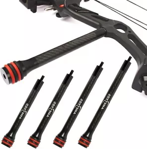 Carbon Fiber Balance Bar Rod 6" 8" 10" 12 Stabilizer Archery CompoundBow Hunting - Picture 1 of 16