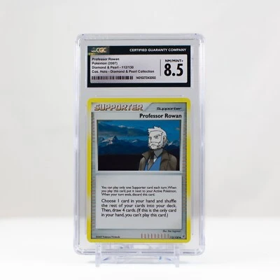 Pokemon Professor Rowan Cosmos Holo #112 Diamond & Pearl 2007 CGC 8.5  - Image 1 of 3