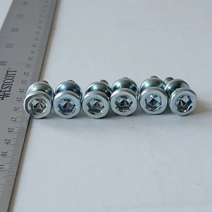LG/Kenmore Elite French Door Handle Bolts Pt# MJB6319001 Pre-owned 6 Total - Picture 1 of 2