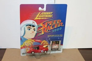 JOHNNY LIGHTNING SPEED RACER CAPTAIN TERROR  in CARD with CEL #1 - Picture 1 of 3