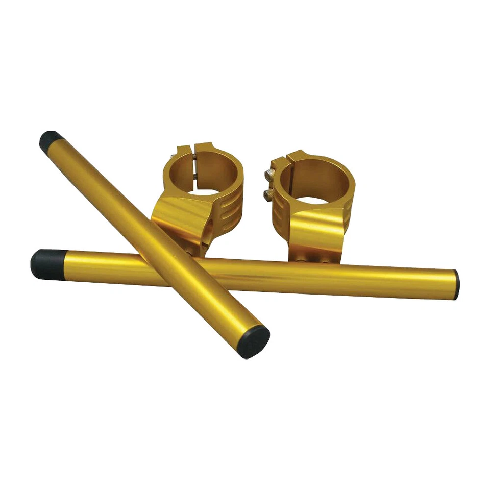 Barras de clip para ducati 916 996 848 1098 1198 con abrazaderas de horquilla de 53 mm par dorado Foto 1 de 1