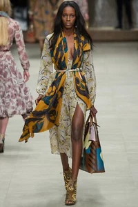 Burberry Prorsum A/W 14-15 Runway Silk Dress in excellent condition - UK Size 8 - Picture 1 of 6