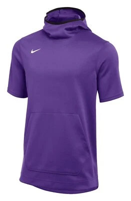 NIKE MEN'S STOCK DRI-FIT SPOTLIGHT SS PULLOVER HOODIE Men’s S-TALL DC2521-545 - Image 1 of 2