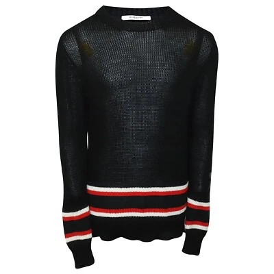 Suéter Givenchy Rojo Blanco Rayas Negro Foto 1 de 4