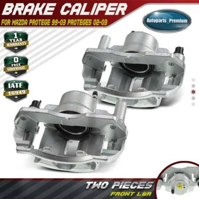 2x Pinza de freno delantera con soporte para Mazda Protege 1999-2003 MX6 Ford Probe Foto 1 de 4