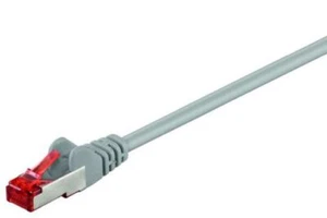 Netzwerkkabel Patchkabel CAT6 S/FTP PIMF RJ45 grau 2,00m - Bild 1 von 1