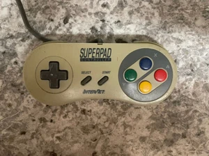 INTERACT SUPERPAD SUPER PAD CONTROLLER SUPER NINTENDO SNES UNTESTED - Picture 1 of 2