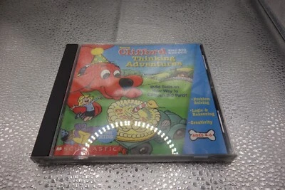 Clifford The Big Red Dog Thinking Adventures Scholastic CD-ROM Educational  - Image 1 of 3