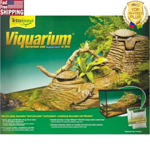 All-In-One Terrarium Aquarium Filter System Aquatic Turtles Reptiles Amphibians - Picture 1 of 5