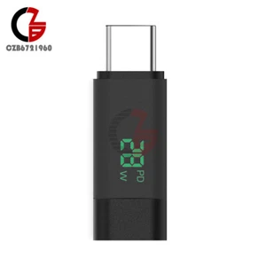 99W Smart Digital Display Type-C Male to Female Adapter Fast Charging 30V/6A - Picture 1 of 10