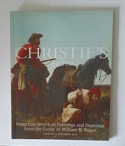 CHRISTIE'S IMPORTANT AMERICAN PAINTINGS and DRAWINGS Dec 5, 2002 AUCTION CATALOG - Picture 1 of 2