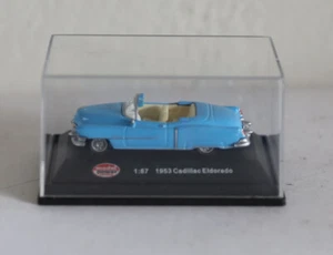 Model Power Minis -  1953 Cadillac Eldorado (blau) - Modelauto in Box - 1:87 - Picture 1 of 2