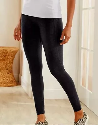 Soft Surroundings Super Tech Pocket Leggings Black Womens Sz S - Image 1 of 4