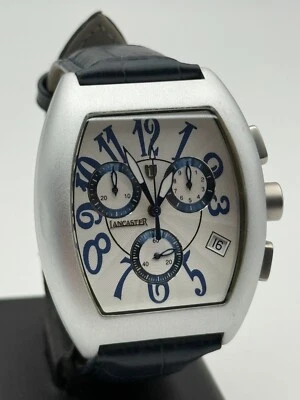 Lancaster Chrono Swiss Made Aluminium 40X50MM Ref 0204 Watch - Image 1 of 4