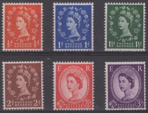 1957 SG561-566 Graphite Lined Issue - Light Mounted Mint As Scan - Ref: 1558 - Picture 1 of 2