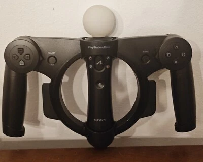 Original Sony Move Racing Wheel Lenkrad + Controller Playstation 3 PS3  - Bild 1 von 2