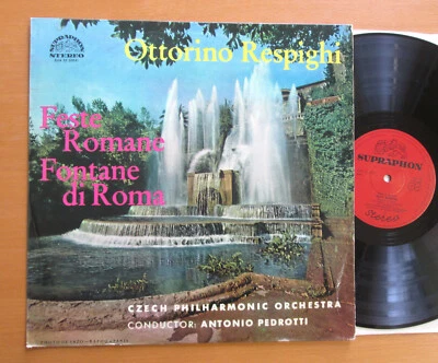 SUA ST 50021 Respighi Feste Romane Fontane di Roma Antonio Pedrotti Supraphon - Image 1 of 4
