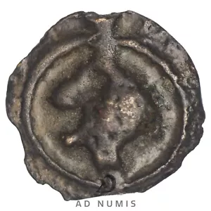Monnaie gauloise TURONS (Région de Touraine) Potin “à la tête diabolique” - Imagen 1 de 2