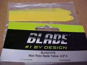 BLADE BLH3310YE =  MAIN ROTOR BLADES, YELLOW : nCP X - Picture 1 of 1