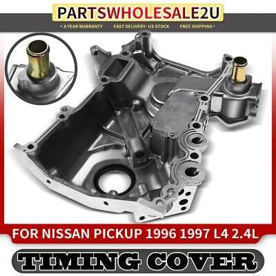 Front Engine Timing Chain Cover for Nissan Pickup 1996 1997 L4 2.4L 13501-1S701 - Image 1 of 4