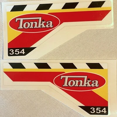 Custom Replacement Cab Stickers Decals #354 Mighty Dump Tonka Truck  - image 1 of 2