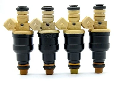 4X FORD ESCORT FIESTA 1.6i RS1600 RS TURBO 701 BEIGE FUEL INJECTORS 0280150701 - Image 1 of 4